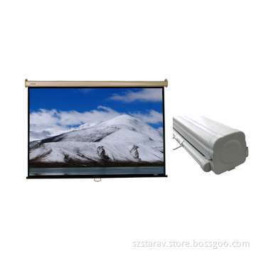 Manual Wall Screen with big case